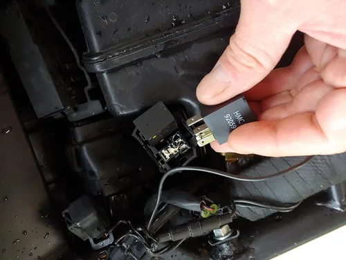 Vista 7 de Royal Enfield Himalayan Scram 5 Pin Micro Relay Upgrade Inyector de bomba de combustible Etc, RE 411. JL Missouri Parts & Misc.