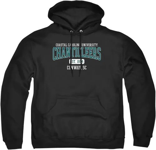 Vista 267 de LOGOVISION Colección de sudaderas con capucha unisex con diseño oficial de Collegiate Est. Date para hombres y mujeres