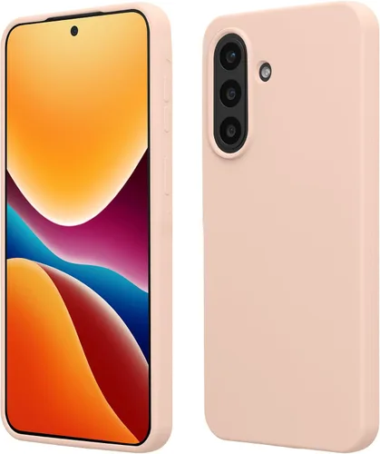Vista 207 de kwmobile Funda Compatible con Samsung Galaxy A14 5G - Funda de teléfono de TPU y silicona con acabado suave - Verde Lima