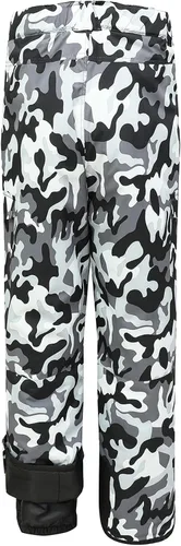 Vista 7 de Lelaki Pantalones de esquí de nieve para niños, impermeables, aislados, resistentes al viento, pantalones de snowboard para niños y niñas