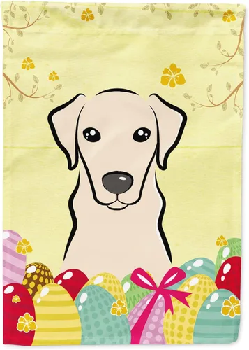 Vista 64 de Caroline's Treasures BB1920CHF - Bandera de caza de huevos de Pascua con diseño de bulldog francés, para casa, gran porche, para colgar en la pared
