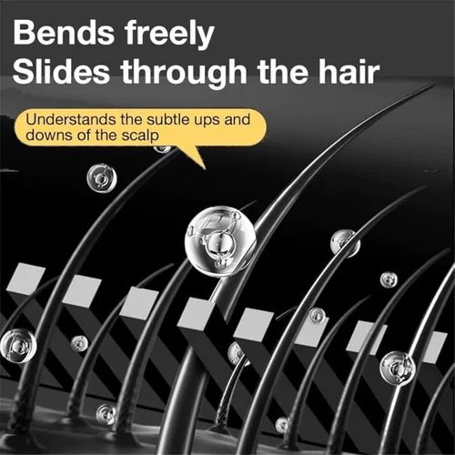 Vista 7 de Cepillo de tinte para el cabello, peine de tinte para el cabello, impermeable y resistente al sudor, palillos de retoque de color de cabello 2 en 1