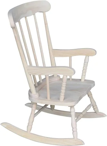 Vista 6 de International Concepts - Mecedora de madera para niños