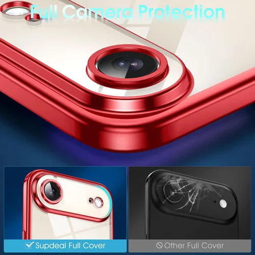 Vista 935 de Supdeal Funda cristalina transparente para iPhone 11, [No se amarillea] [Protección de la cámara] [Probado contra caídas de grado militar] Funda