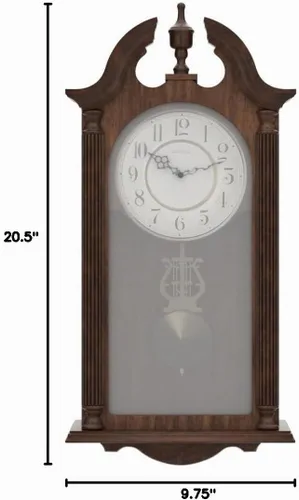 Vista 4 de Bulova C1517 Saybrook - Reloj de pared, color cereza marrón