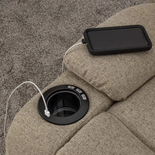 Vista 6 de RecPro Charles Powered - Asiento reclinable de pared de 58 pulgadas para Avena
