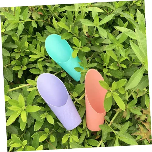 Vista 3 de Happyyami 9 Uds suculenta taza pala cubo colorido pequeño jardinería cucharas jardín cucharada herramienta planta cubo pala niños jardín