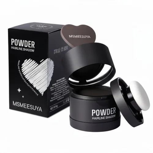 Vista 11 de Polvo de línea capilar al instante, rellena polvo fino o de retoque de raíz, adelgazamiento del cabello al instante más grueso para retoque