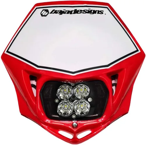 Vista 3 de Baja Designs Motocicleta Squadron Sport LED A/C Kit de faros con carcasa (negro)