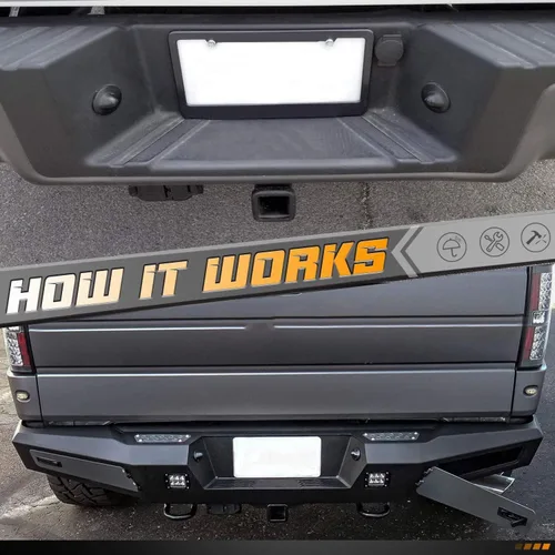 Vista 3 de HERCOO - Lámparas para placa de matrícula con lente y carcasa negra compatibles con F150 F250 F350 F450 F550 Super Duty Bronco Excursion Expedition