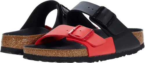 Vista 83 de Birkenstock Sandalias unisex Arizona con plantilla suave para adultos Lima activa