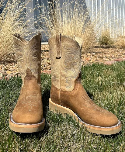 Vista 7 de Roper Toe Natural Tan Sinsation Botas de suela de crepé grueso
