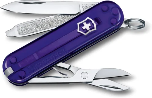 Vista 9 de Victorinox Classic SD Swiss Army – Navaja suiza de bolsillo, compacta, 7 funciones, navaja de bolsillo fabricada en Suiza con hoja pequeña Parque