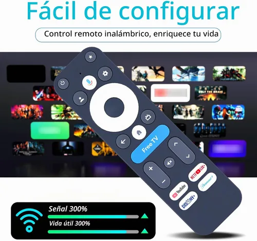 Vista 5 de Nuevo control remoto de voz de repuesto para dispositivo de transmisión Onn
