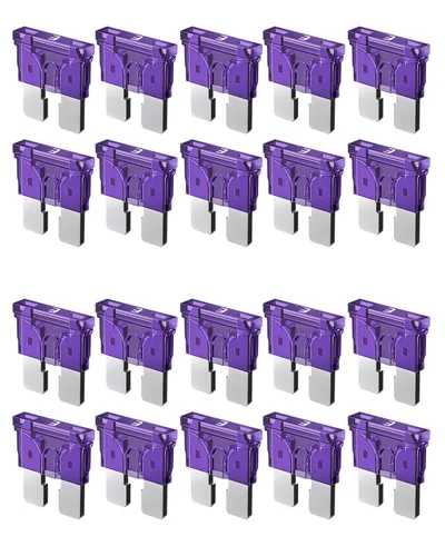 Vista 16 de Riseuvo 20 piezas Fusibles Estándar para Automóvil de 2A - Fusibles Automotrices de 2 AMPERIOS (ATO/APR/ATS), 32V (12/24V) Fusible de Cuchilla