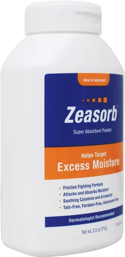 Vista 3 de Zeasorb Prevención Polvo súper absorbente para pies, 2.5 onzas