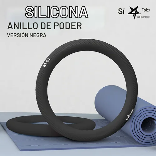 Vista 7 de Yes4All Power Ring 10lbs, Weight Ring, Weighted Circle, Kettlebell for Yoga Exercise, Aerobics, Home Fitness, Core Training
