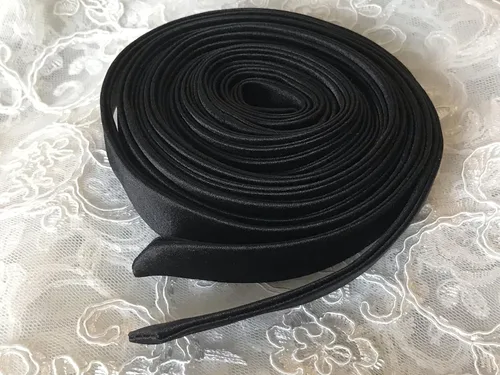 Vista 6 de Cinta de satén de 140 pulgadas para corsé de boda, correas con cordones en la espalda, cinta con cordones para reemplazo de cremallera trasera