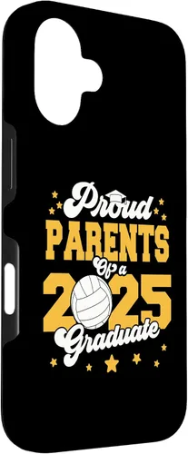 Vista 3 de iPhone 16 Parents of a 2025 Graduate Prom Graduation 25 VolleyBall Case