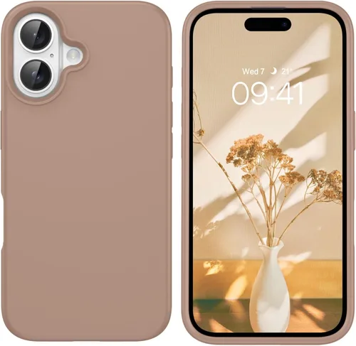 Vista 41 de GUAGUA Funda compatible con iPhone 17 Pro Max de 6.9 pulgadas, silicona líquida, goma de gel suave, delgada, forro de microfibra delgada