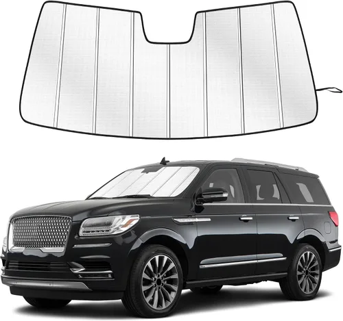Vista 46 de Parasol para parabrisas para Honda CR-V 2017-2022, diseño plegable de acordeón de ajuste personalizado, accesorios de automóvil, protector de visera