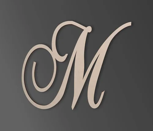 Vista 6 de Jess and Jessica Letras de madera para decoración de pared, letras de madera para decorar la pared, letras de madera cursivas, letras de madera