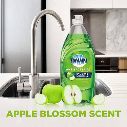 Vista 5 de Dawn, Jabón de manos ultra antibacteriano con aroma a flor de manzana, 18 onzas líquidas