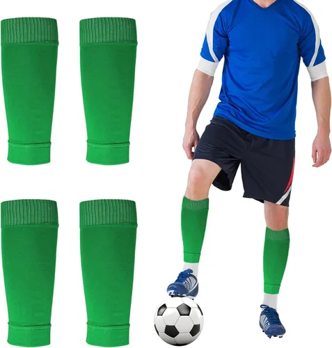 Vista 13 de Paquete de 2 calcetines de compresión para pantorrillas, para fútbol, fútbol, sobre la pantorrilla, béisbol, baloncesto, rugby