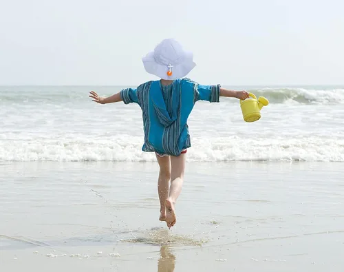 Vista 46 de SimpliKids Sombrero de sol para bebé de ala ancha con protección solar UPF 50+ UV Ray