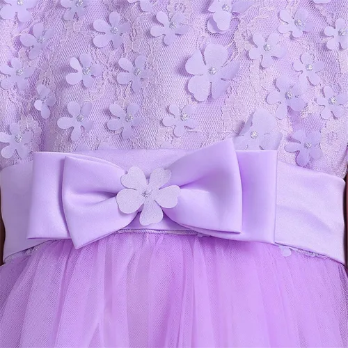 Vista 6 de FKKFYY 2-10T - Vestido de princesa para boda, baile de graduación