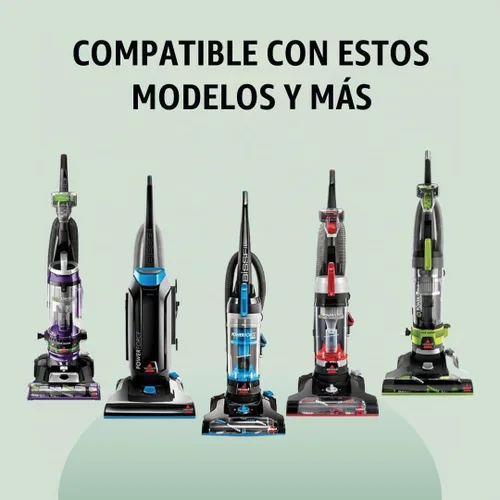 Vista 3 de Selgo Cepillo de polvo combinado de repuesto y herramienta para hendiduras para varias aspiradoras Bissell