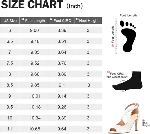 Vista 8 de mysoft Sandalias de tacón con punta abierta para mujer, de tacón alto, con tiras cruzadas, elegantes zapatos de vestir de graduación