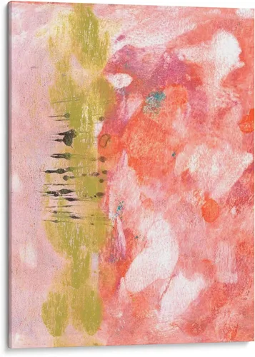 Vista 8 de Canvas Lab Rosy Composition II by Naomi McCavitt 11 x 15 in Fine Art Framed Print, Frame Color: Black, With Mat