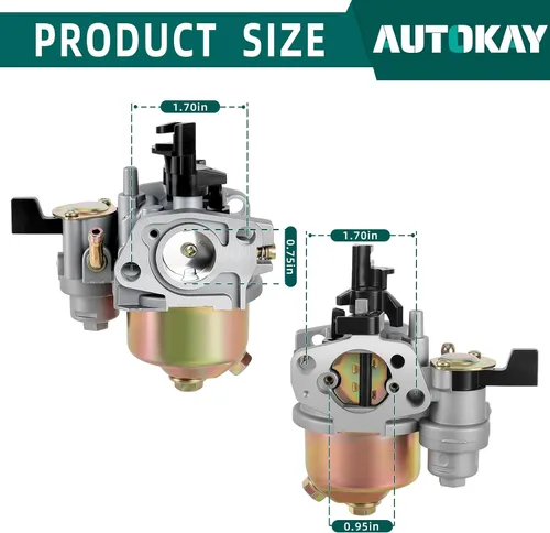 Vista 5 de AUTOKAY 13624001 Carburador Carb Assy para TrailMaster MID XRS XRX 168cc 196cc 5.5 6.5 HP MOTORS Go Kart Buggy LCT CMXX 136CC Motor de gasolina