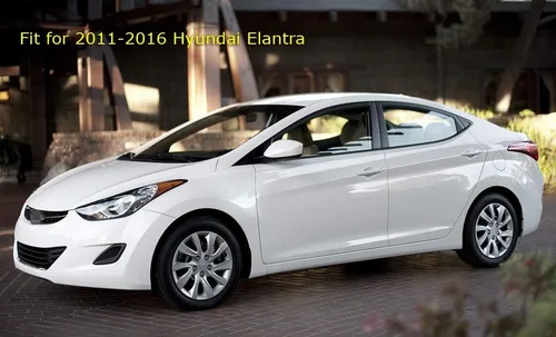 Vista 2 de Barro Flaps Protector contra salpicaduras compatible con Hyundai Elantra 2011-2016