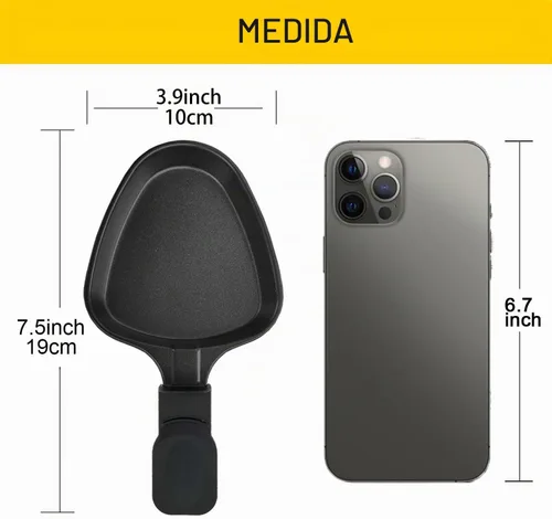Vista 5 de HONNE Mini parrilla con revestimiento antiadherente, accesorios para derretir queso, repuesto de raclettes/platos adicionales de raclette