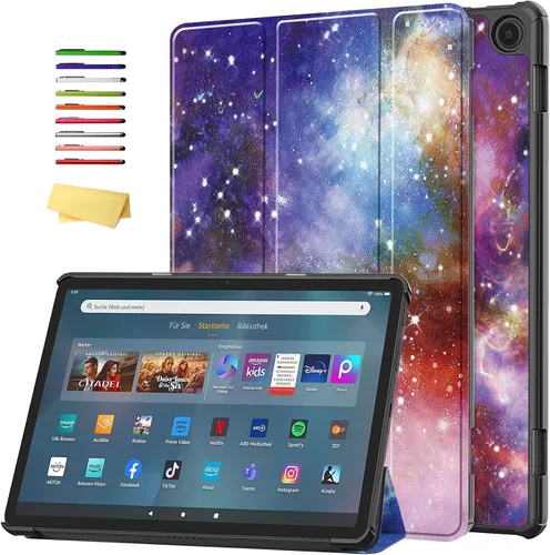 Vista 56 de Funda para Amazon Kindle Fire HD 8 y Fire HD 8 Plus (12ª/10ª generación, versión 2024/2022/2020) de 8 pulgadas, UUcovers con soporte triple