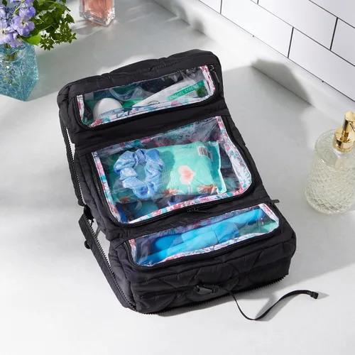 Vista 4 de Vera Bradley Organizador colgante de peso pluma para mujer, accesorio de viaje