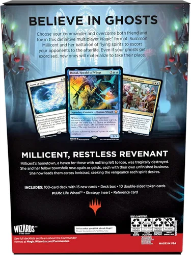 Vista 7 de Magic: The Gathering Innistrad: Crimson Vow Commander Deck – Escuadrón de Espíritus (Blanco-Azul)