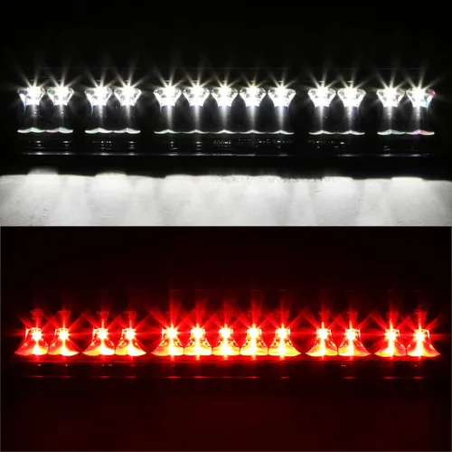 Vista 2 de DNA MOTORING 3BL-TTU00-LED-BK Luz de freno de montaje alto LED con carcasa negra para el tercer freno [Compatible con Tundra 00-06]