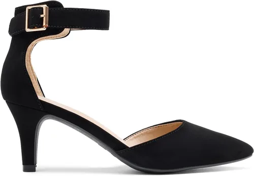 Vista 2 de Dream Pairs - Zapatos de vestir de tacón bajo para mujer