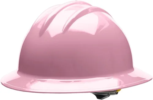 Vista 11 de Bullard Casco de seguridad de ala completa de 3 costillas con suspensión de trinquete de 4 puntos y almohadilla de algodón para cejas