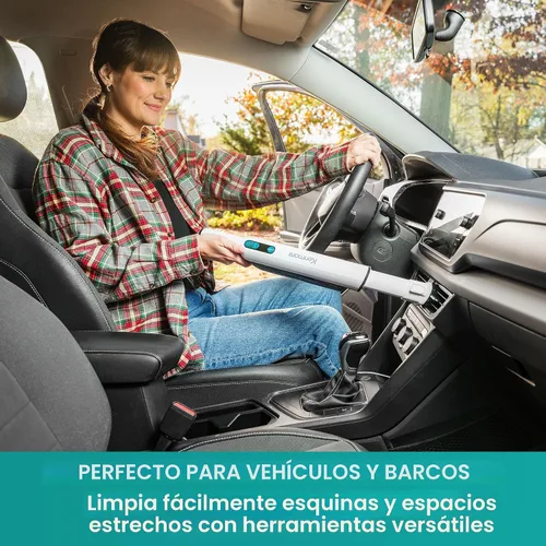 Vista 4 de Kenmore HV3005 Aspiradora de mano inalámbrica sin escobillas de 11.1 V, ligera, versátil y portátil, potente succión con control de potencia de 2