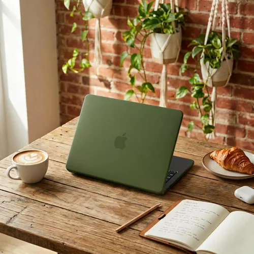 Vista 7 de Se7enline Funda compatible con MacBook Neo de 13 pulgadas modelo A3404 2026, carcasa rígida y funda de teclado lavable, antiarañazos, anticaídas