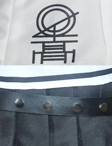 Vista 5 de Deaicos Mioda Ibuki - Disfraz de uniforme de escuela secundaria color blanco