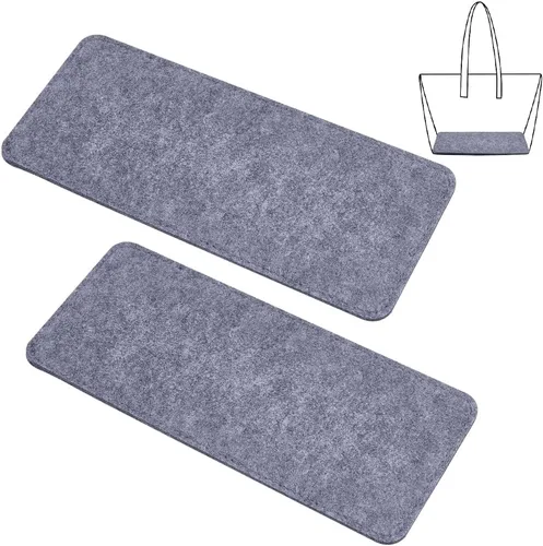 Vista 8 de PH PandaHall 2 piezas de moldeador de base de bolso, bolsa de fieltro inferior Shaper Pad Arc Corner Bag Liner Board Negro