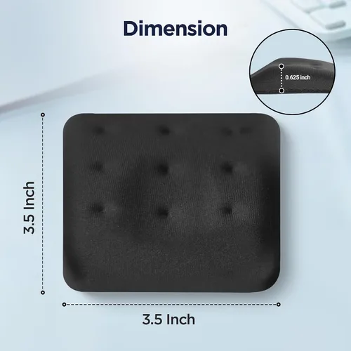 Vista 7 de WavePads de PostureUp – Paquete original de dos reposa muñecas ajustables para teclado de laptop, almohadillas ergonómicas de espuma viscoelástica