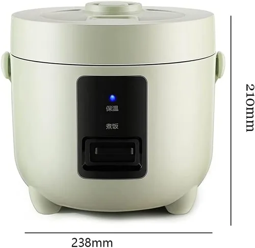 Vista 2 de Arrocera multifuncional, olla a presión automática pequeña para el hogar, olla de cocción lenta de acero inoxidable cepillado, olla con función