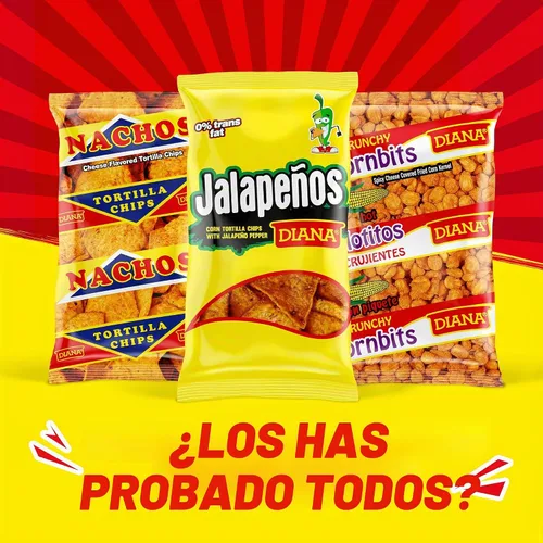 Vista 6 de Diana, Bocadillos Corn Brights, 4.76 onzas