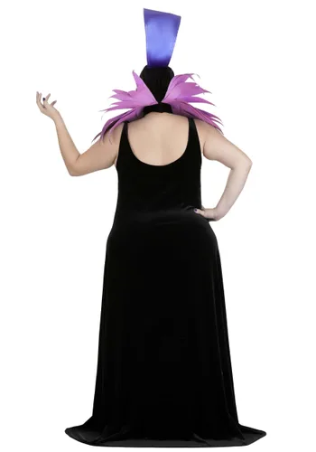 Vista 2 de Disfraz Plus Size Deluxe de Yzma de The Emperor's New Groove para Mujer Multicolor